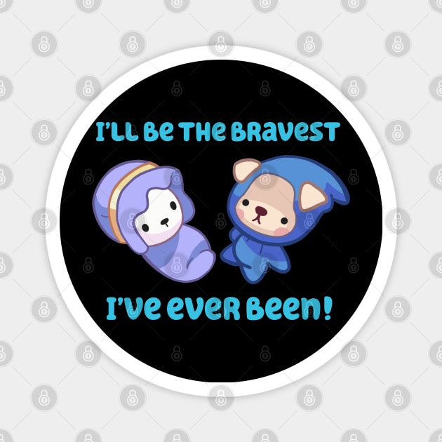 Brave Mom of Twins Magnet by Juice_On